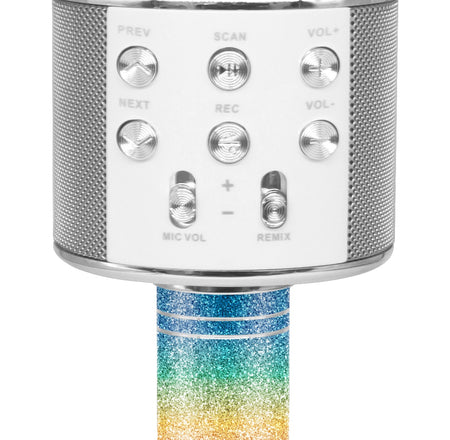 Delia's Glitter Karaoke Microphone Speaker