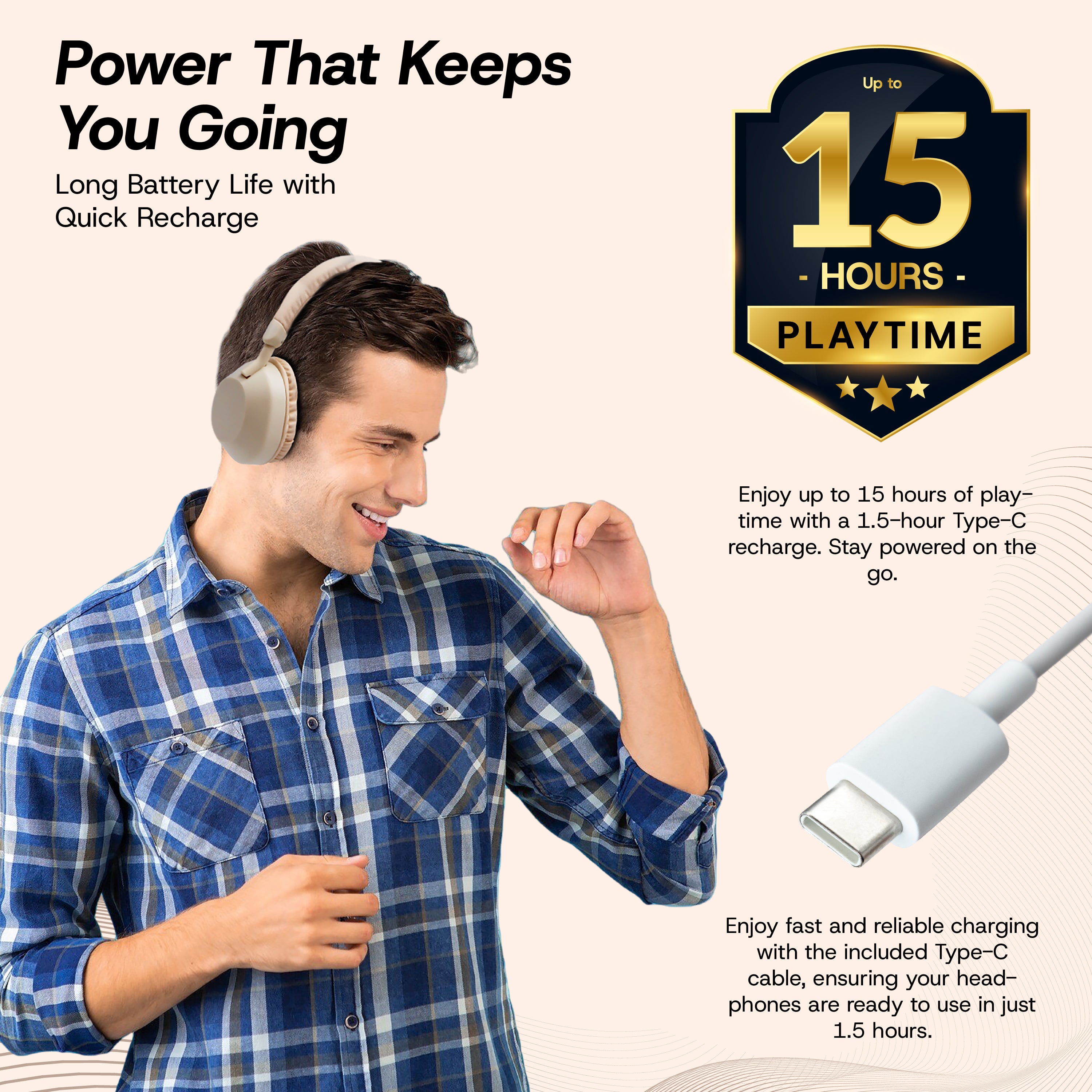 Aura Wireless Noise Isolating Headphones