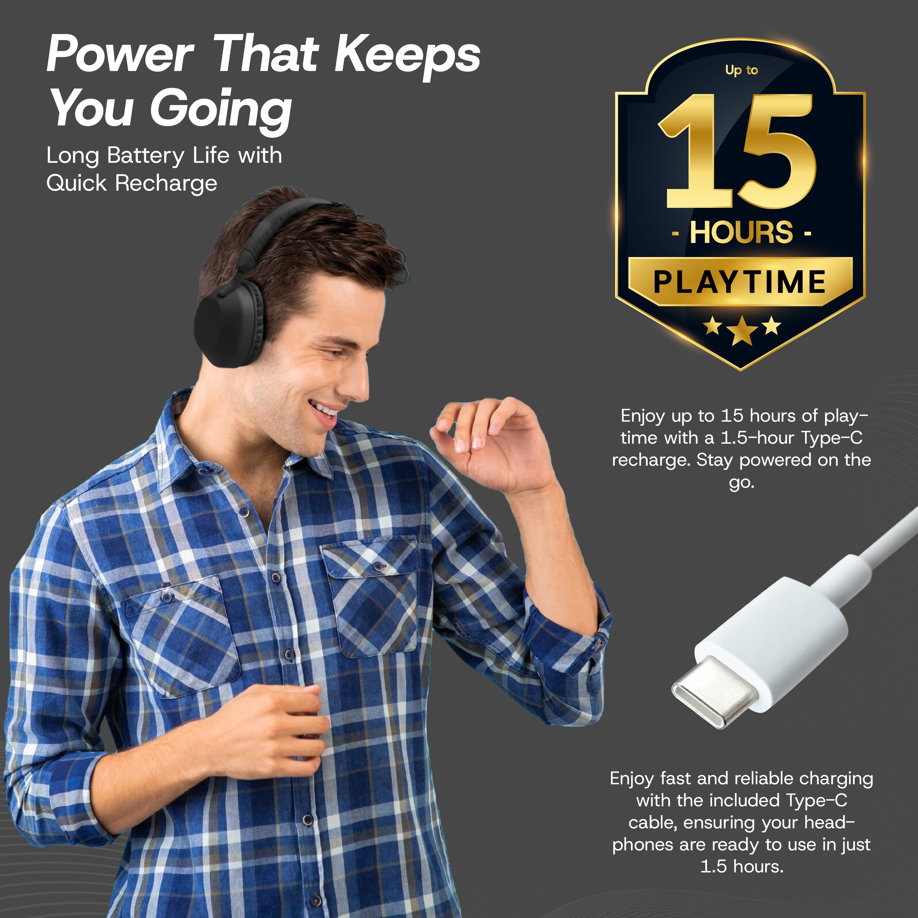 Aura Wireless Noise Isolating Headphones