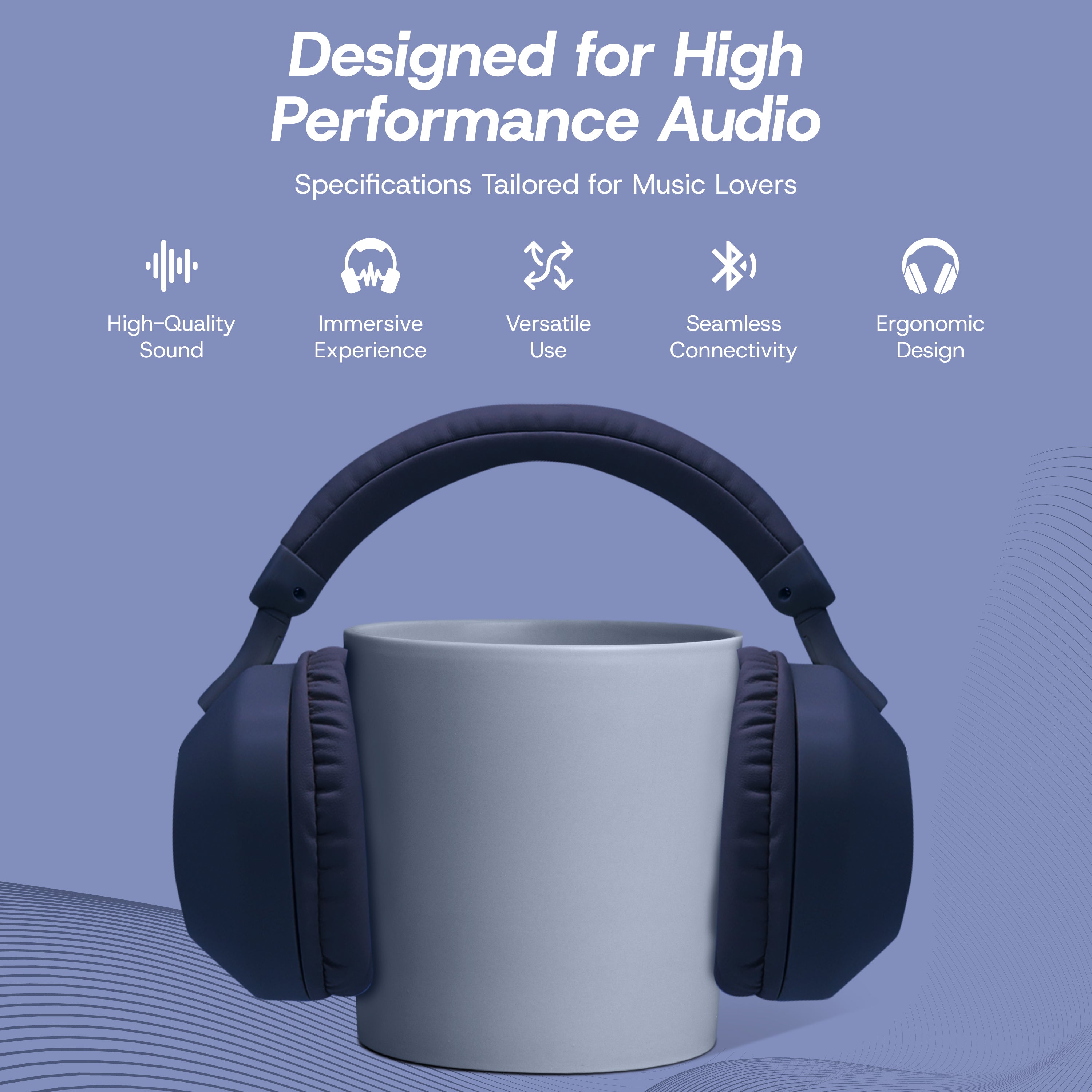 Aura Wireless Noise Isolating Headphones