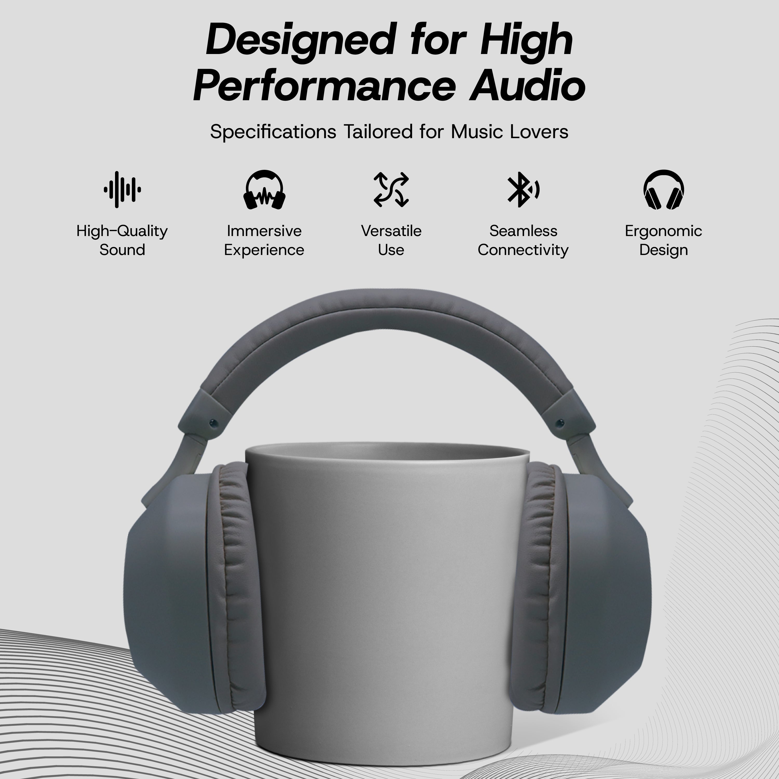Aura Wireless Noise Isolating Headphones