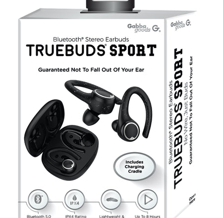TrueBuds Sport Premium Wireless Earbuds with Ergonomic Design
