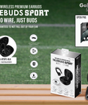 TrueBuds Sport Premium Wireless Earbuds with Ergonomic Design