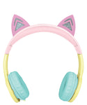 GKidz LED Cat Gift Set- Kids LED Cat Ear Headset and 10ft LED RGB Strip Light with Remote