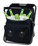 Tailgate Cooler Chair Backpack with Bluetooth Speaker