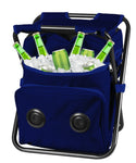 Tailgate Cooler Chair Backpack with Bluetooth Speaker