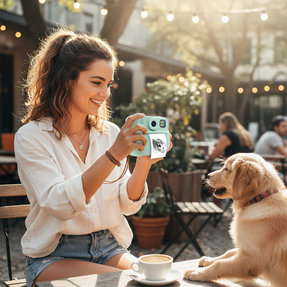 GabbaGoods Insta Print Camera with Selfie Lens