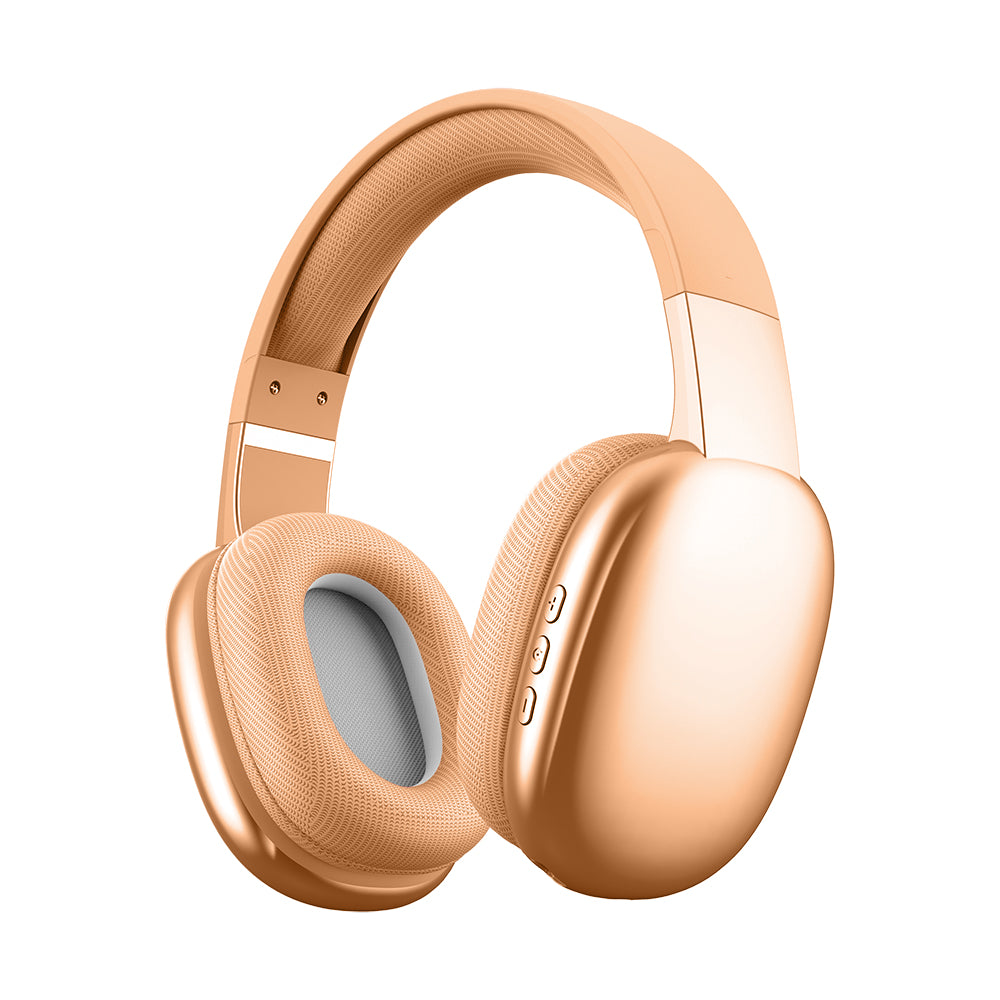 Gabba Goods Platinum Vibe Over-Ear Bluetooth Headphones