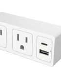 Slim 2 Outlet and 2 USB-A Surge Protector/ Slim 2 Outlet 1 USB-A 1 Type-C Surge Protector