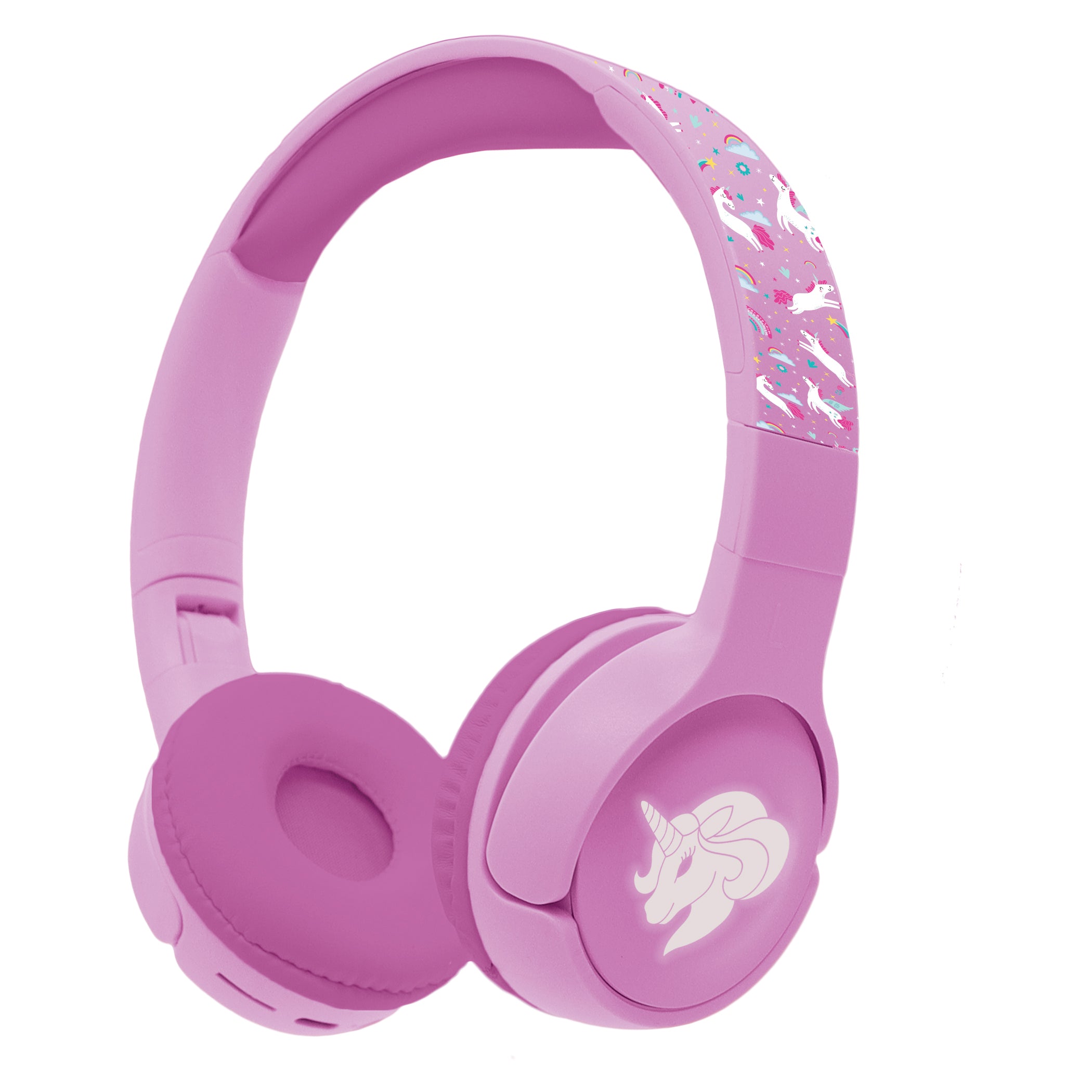 GabbaGoods BriteBeats Kids Volume Limiting Bluetooth Headphones with LED EarCaps