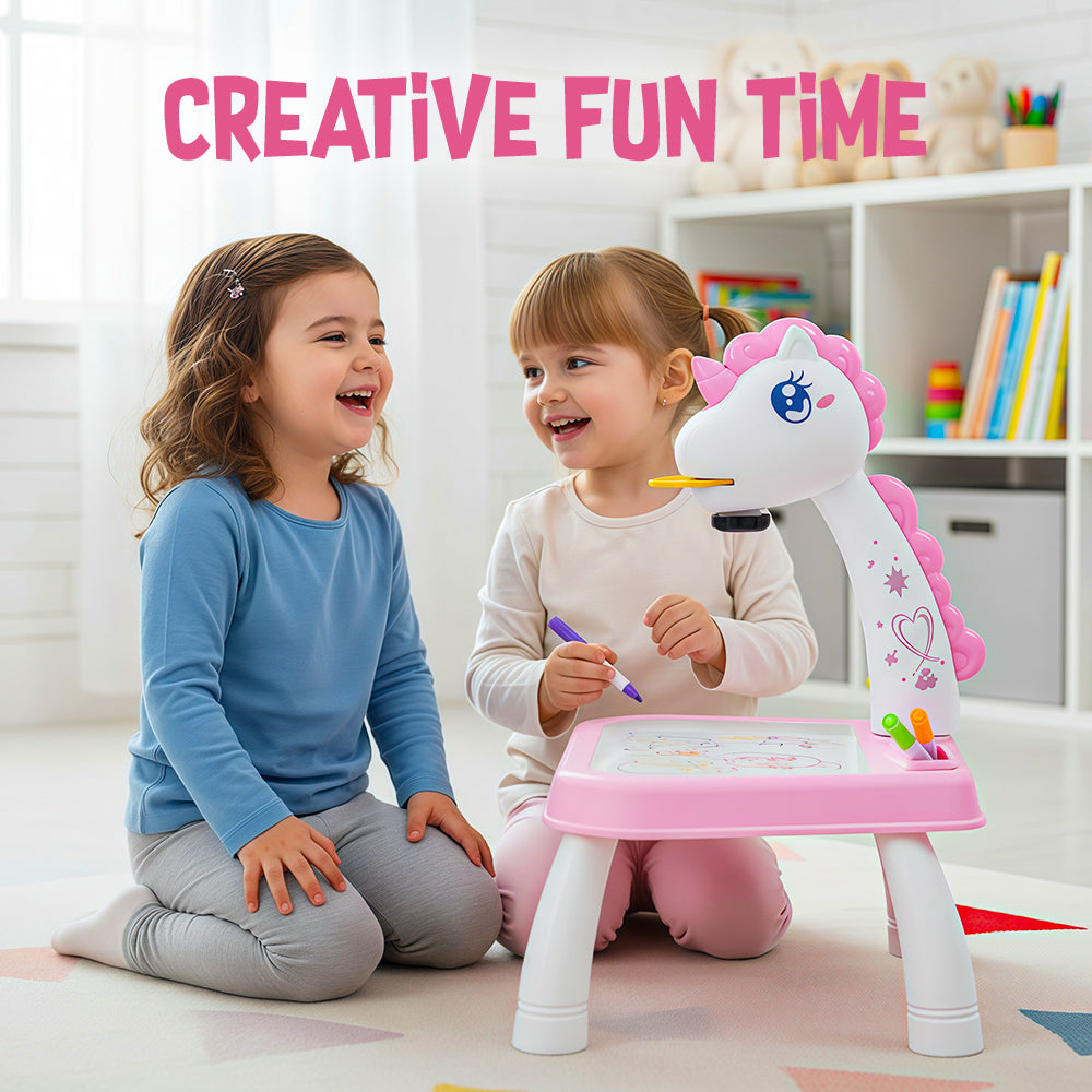 Projector Doodle Tables