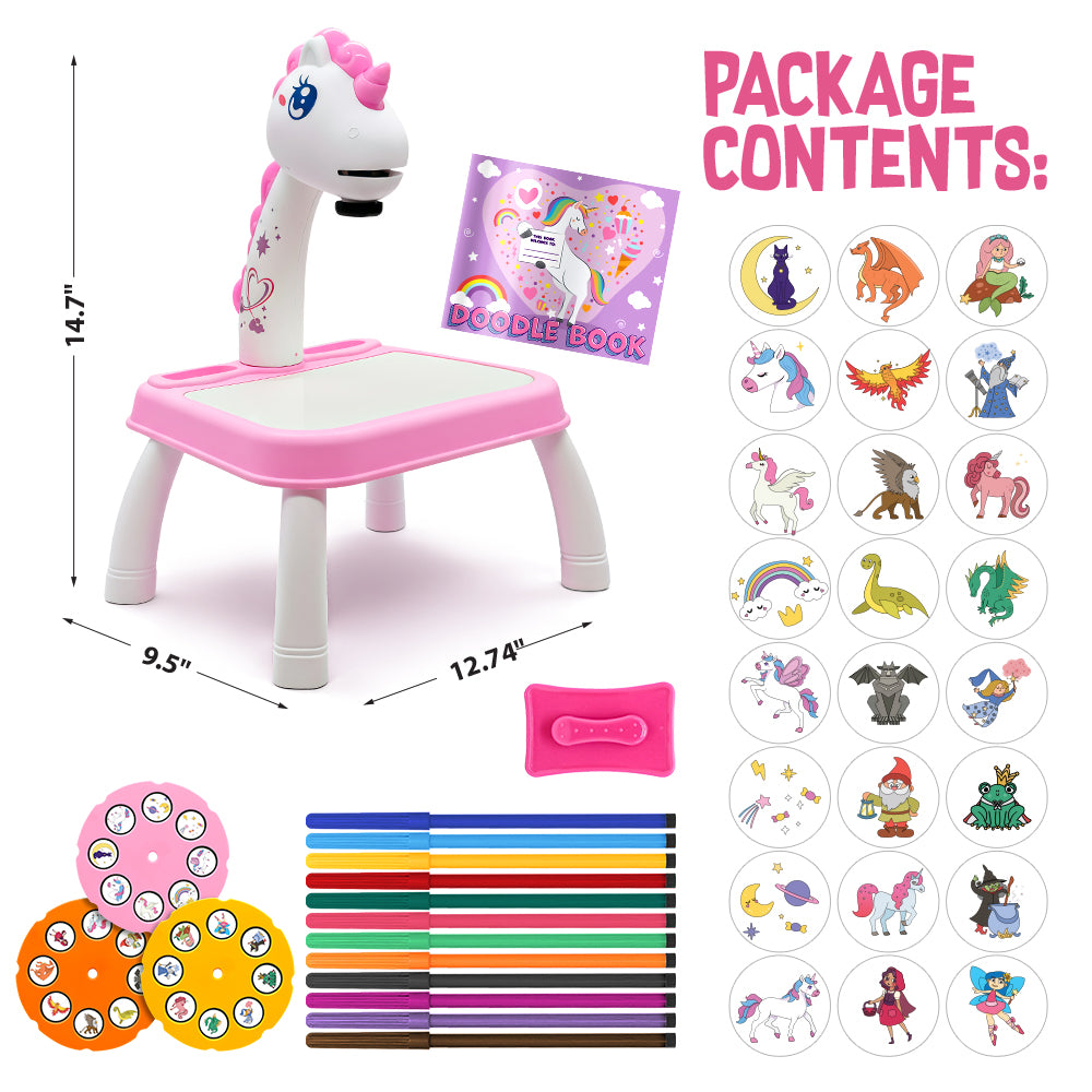 Projector Doodle Tables