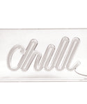 LED Neon Acrylic Light Box - "Chill", "Love", and "Cheers"