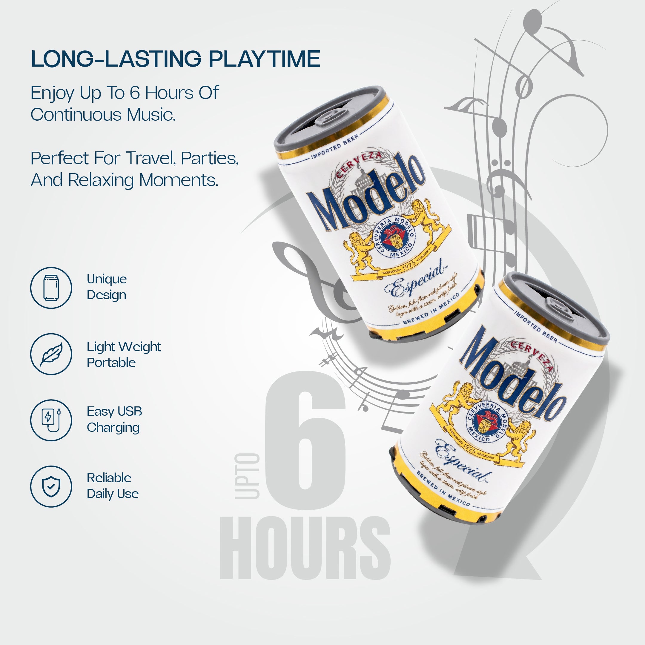 Modelo Can Shaped Bluetooth Speaker