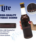 Miller Lite and Coors Light Bottle Shape Bluetooth Speaker With Acrylic Case