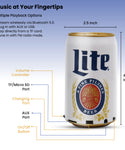 Coors Light and Miller Lite Bluetooth Can Speakers with Acrylic Case