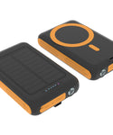 Brookstone 5000MaH Magsafe Solar Power Bank with Flash Light