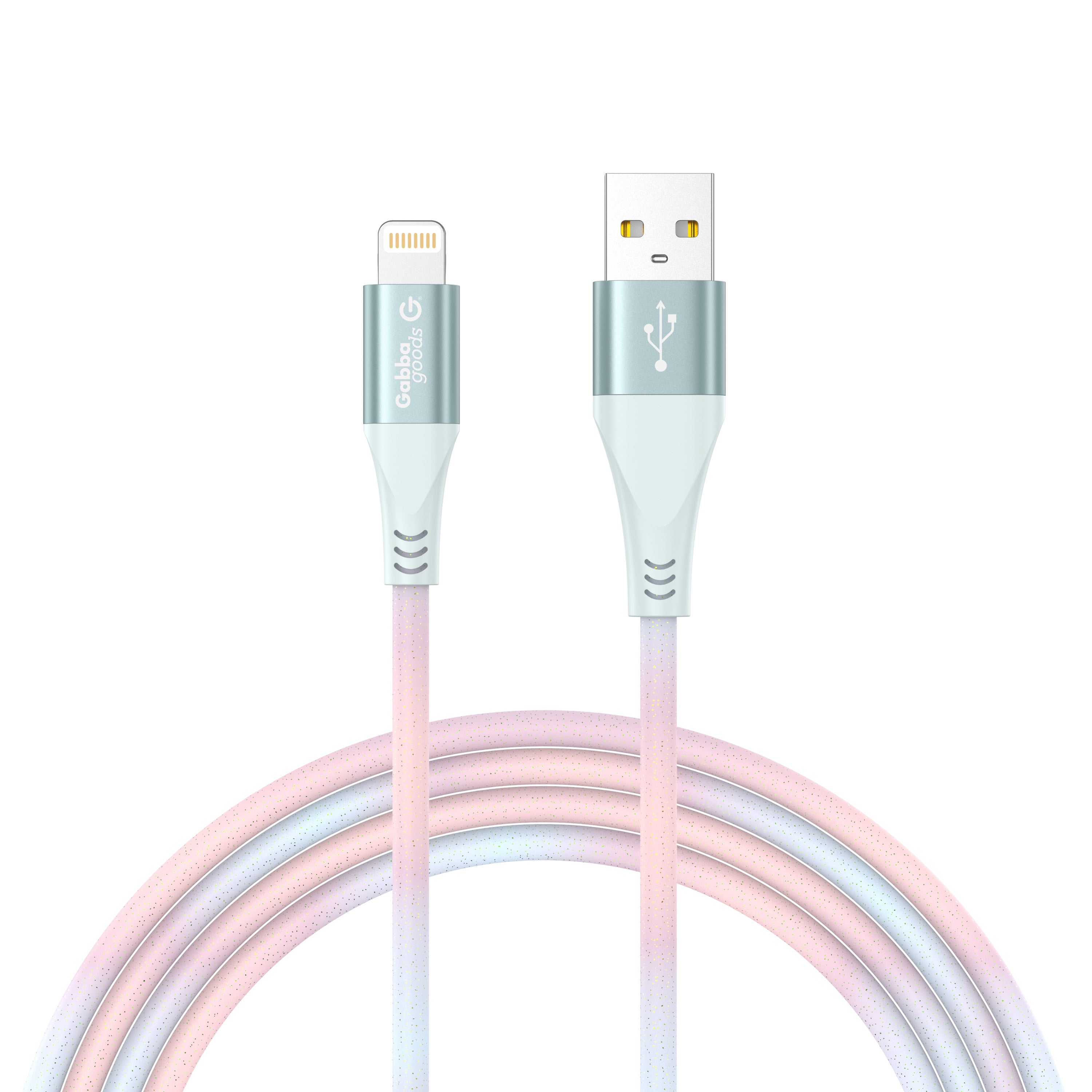 Glitter Apple Certified MFI Lightning Cable- 4ft