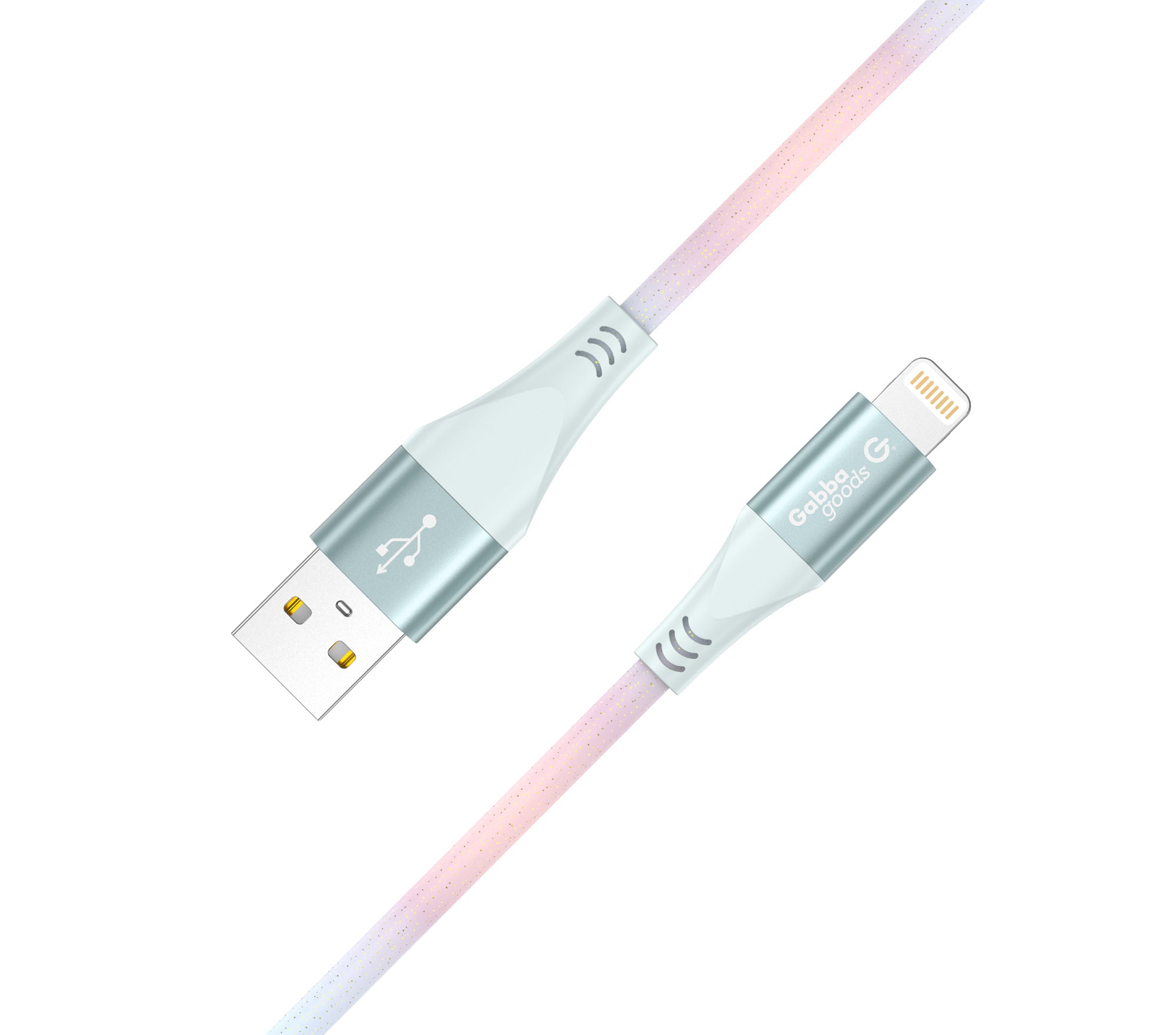 Glitter Apple Certified MFI Lightning Cable- 4ft
