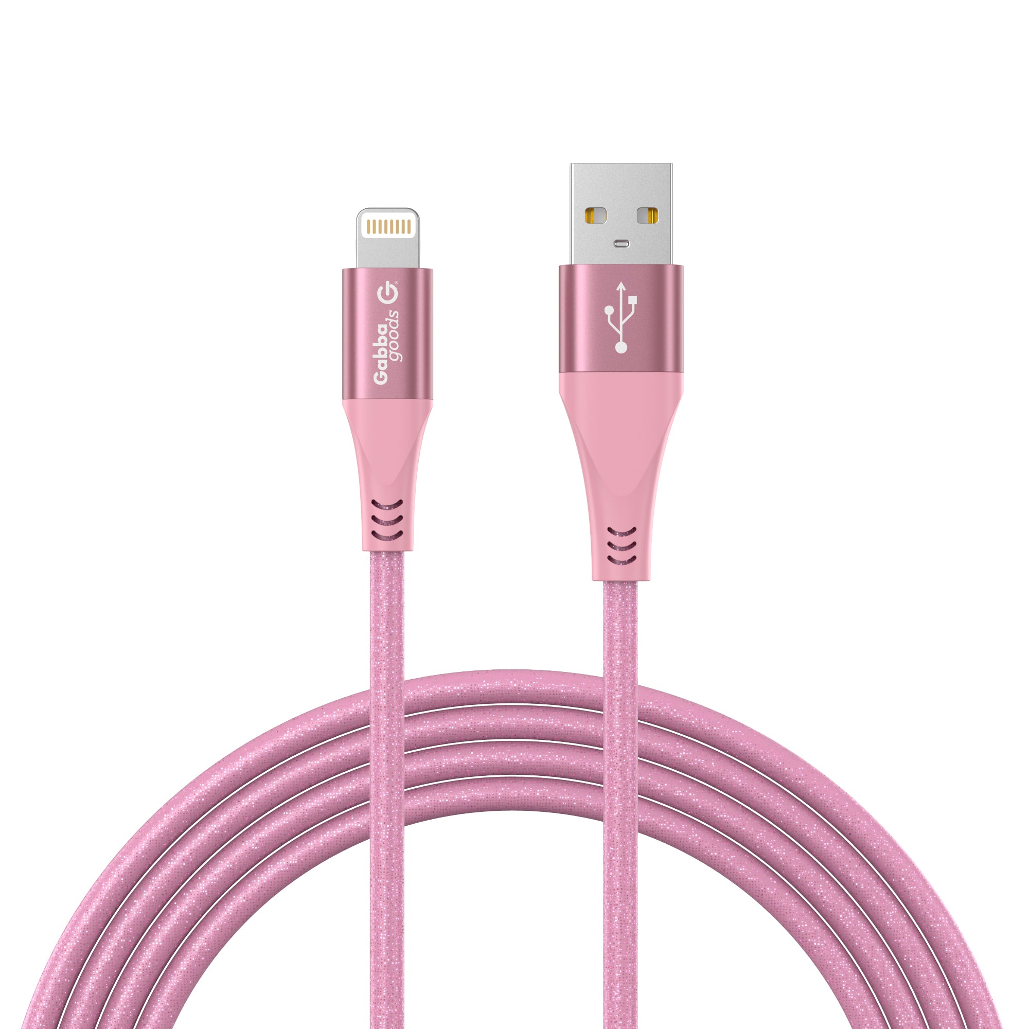 Glitter Apple Certified MFI Lightning Cable- 4ft