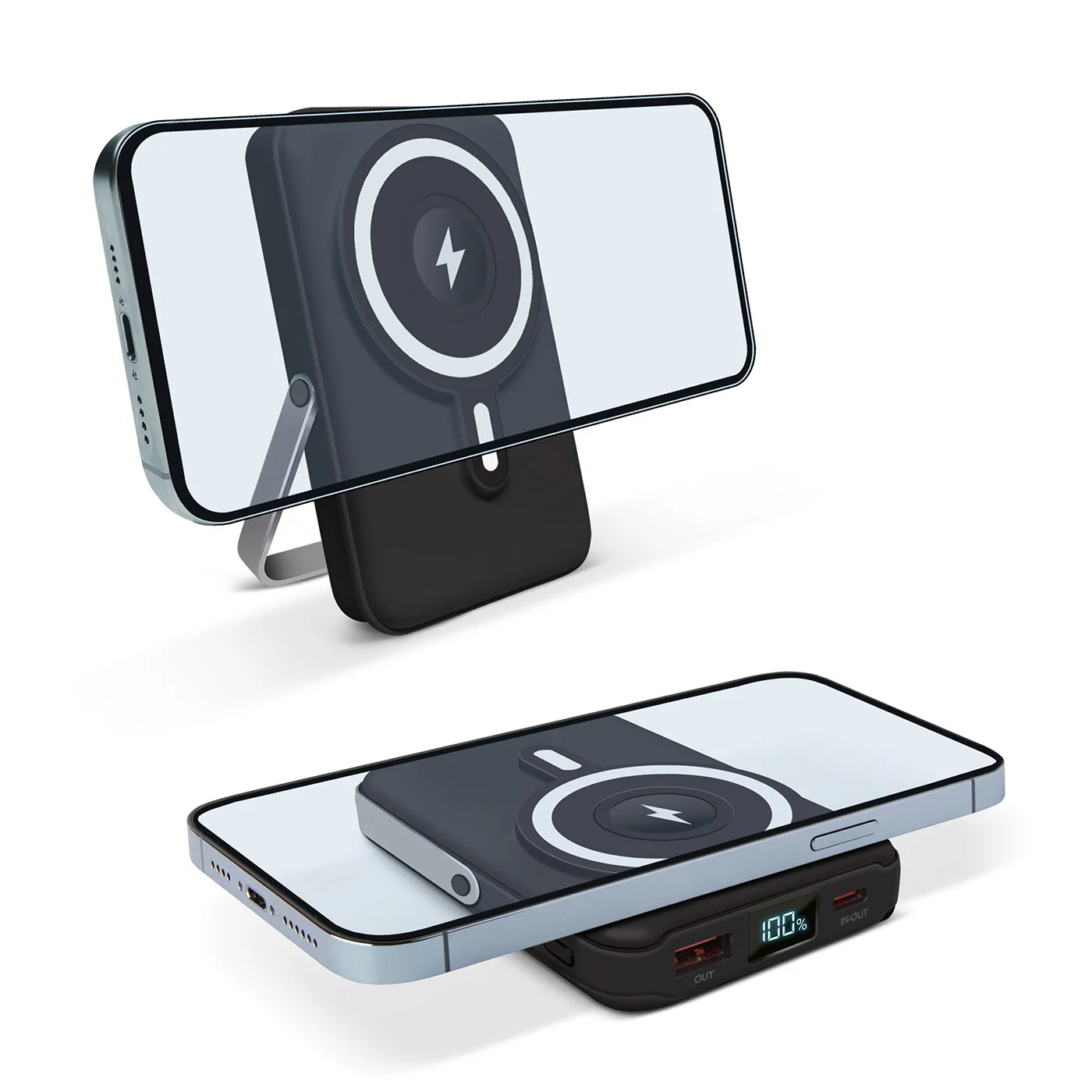 Tech4You Magsafe Powerbank with Built in KickStand