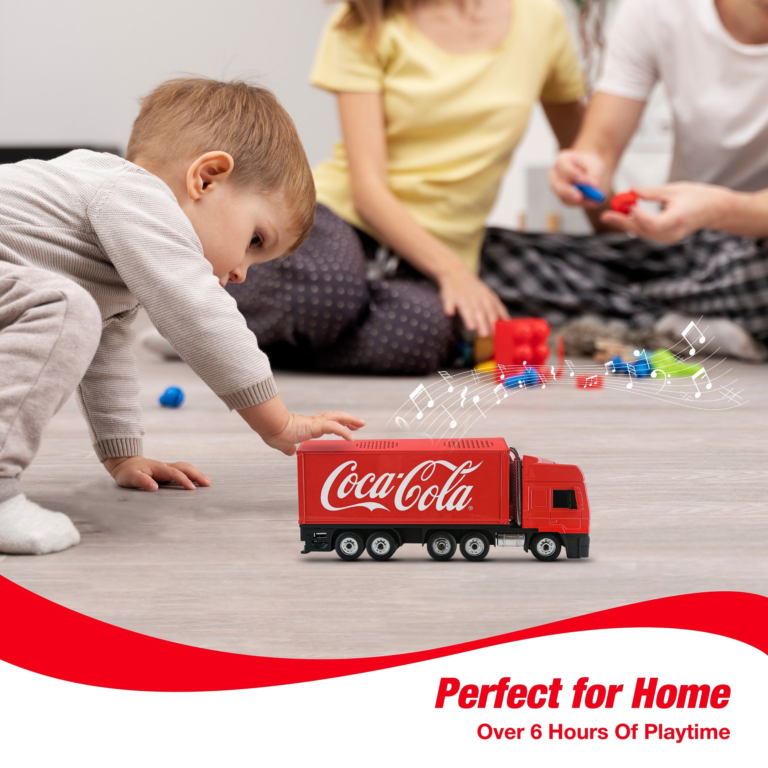 Coca-Cola Truck Shaped Bluetooth Speaker with FM Radio Mode