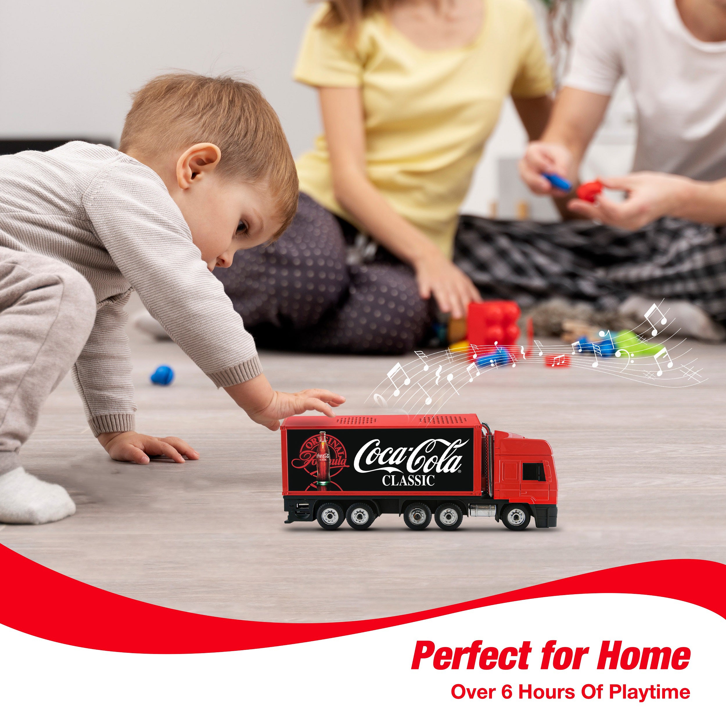 Coca-Cola Truck Shaped Bluetooth Speaker with FM Radio Mode