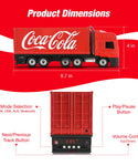 Coca-Cola Truck Shaped Bluetooth Speaker with FM Radio Mode