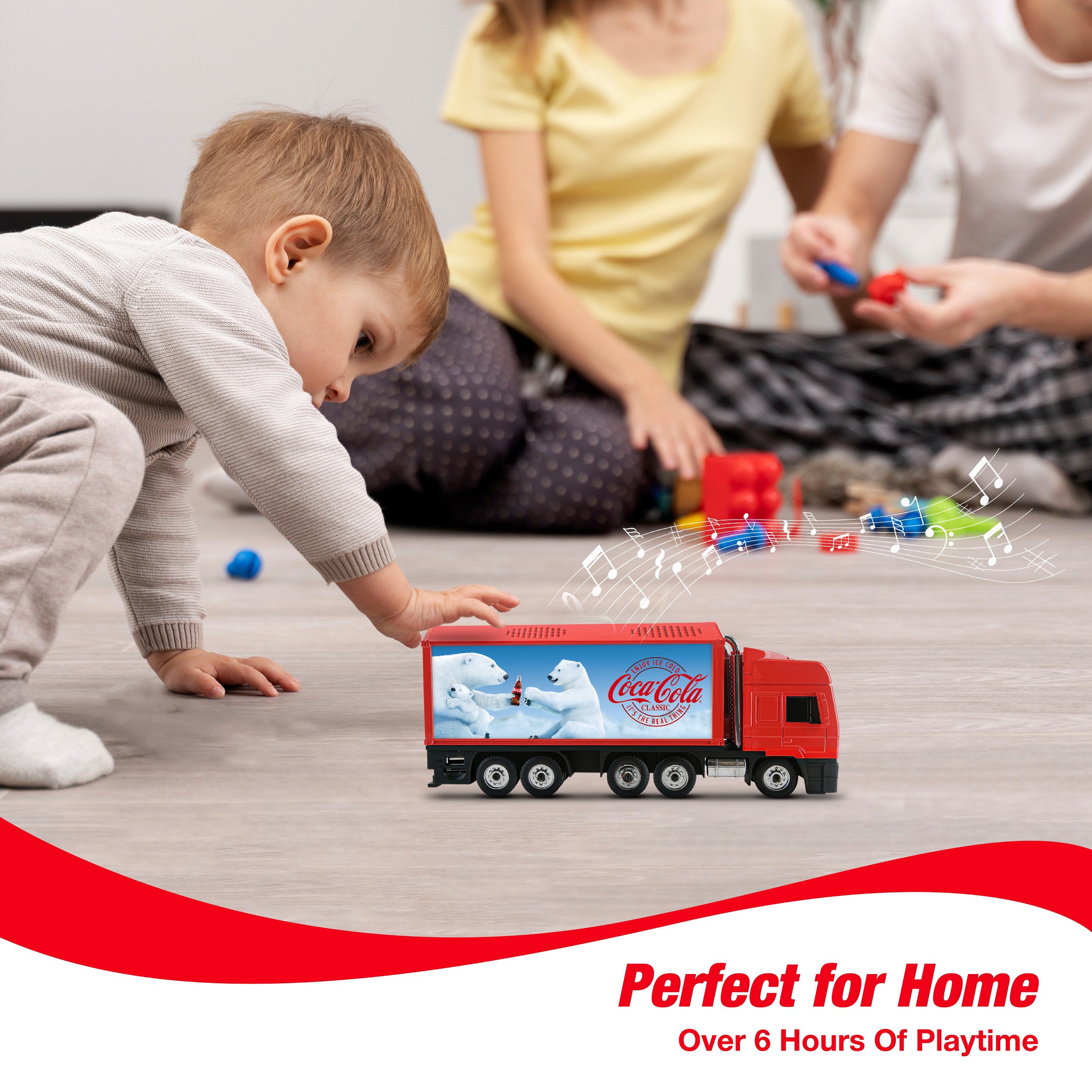 Coca-Cola Truck Shaped Bluetooth Speaker with FM Radio Mode