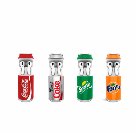 Coca-Cola Wireless Earbuds Ultimate Bundle