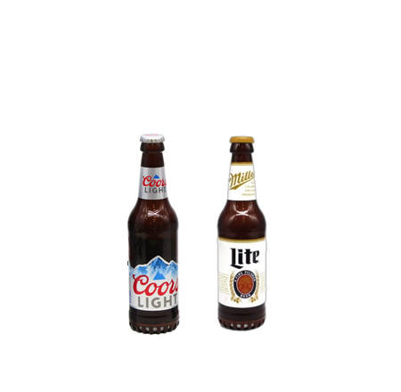 Coors Light & Miller Lite Bottle Speaker Bundle