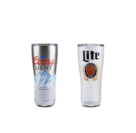 Coors Light & Miller Lite Tumbler Bundle