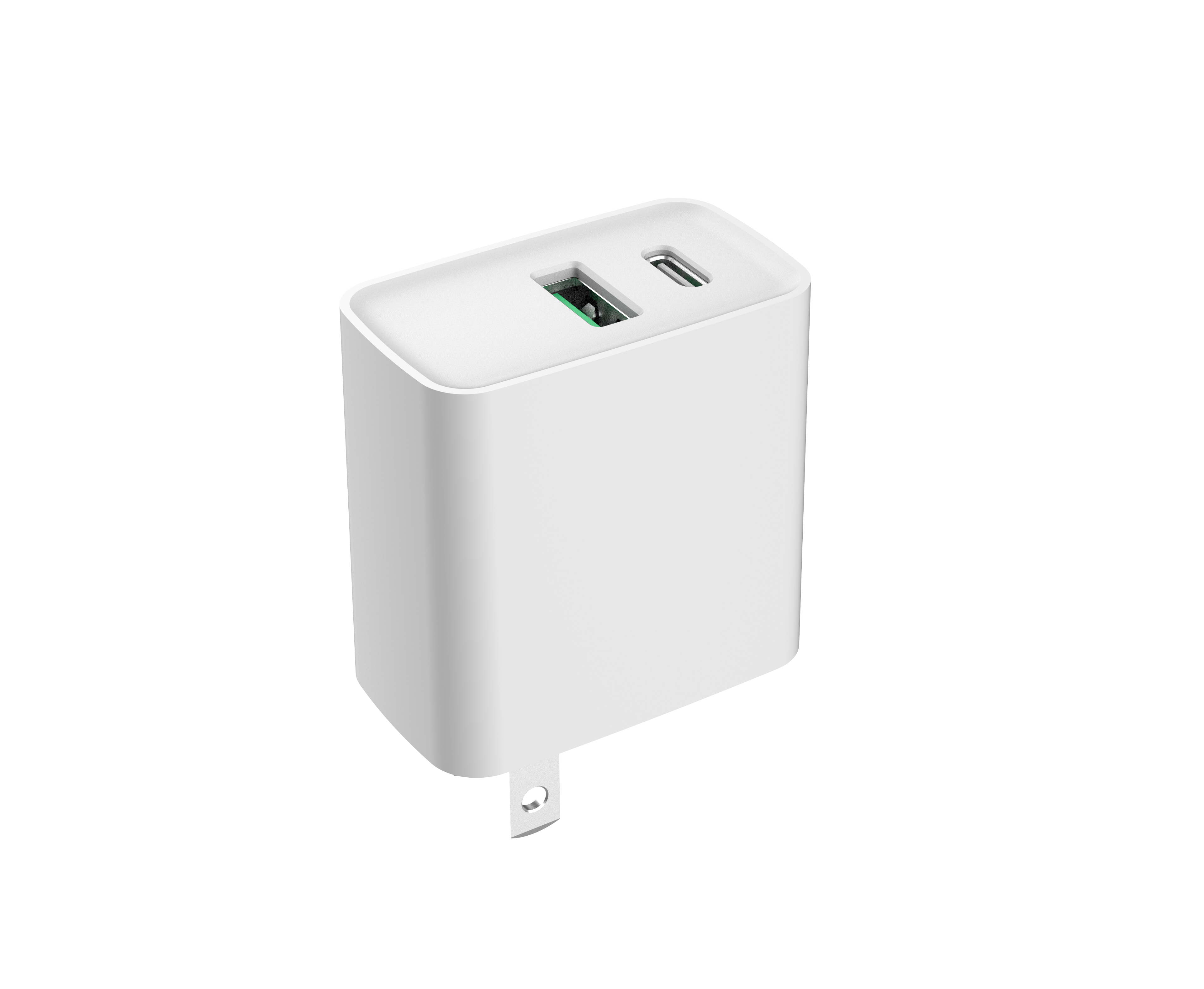 Rapid PD 20W Wall Charger-  USB-A and USB-C