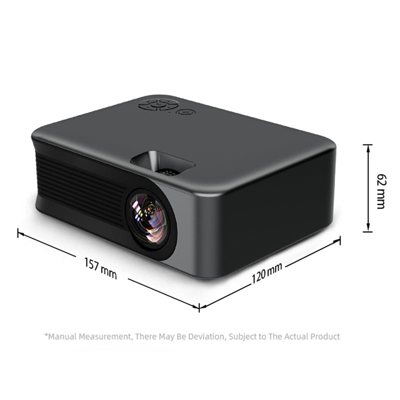 Gabba Goods WiFi Smart Projector Supports Up To 1080P Cast With WiFi Or HDMI Gift for Kids, Phone Projector for Home Theater, Movie, Cartoon, Compatible with PC/Tablet/Fire Stick/iOS and Android Phone