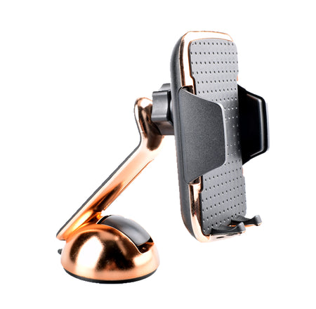 Tight Grip Car Mount for Most Smartphones - Rose Gold