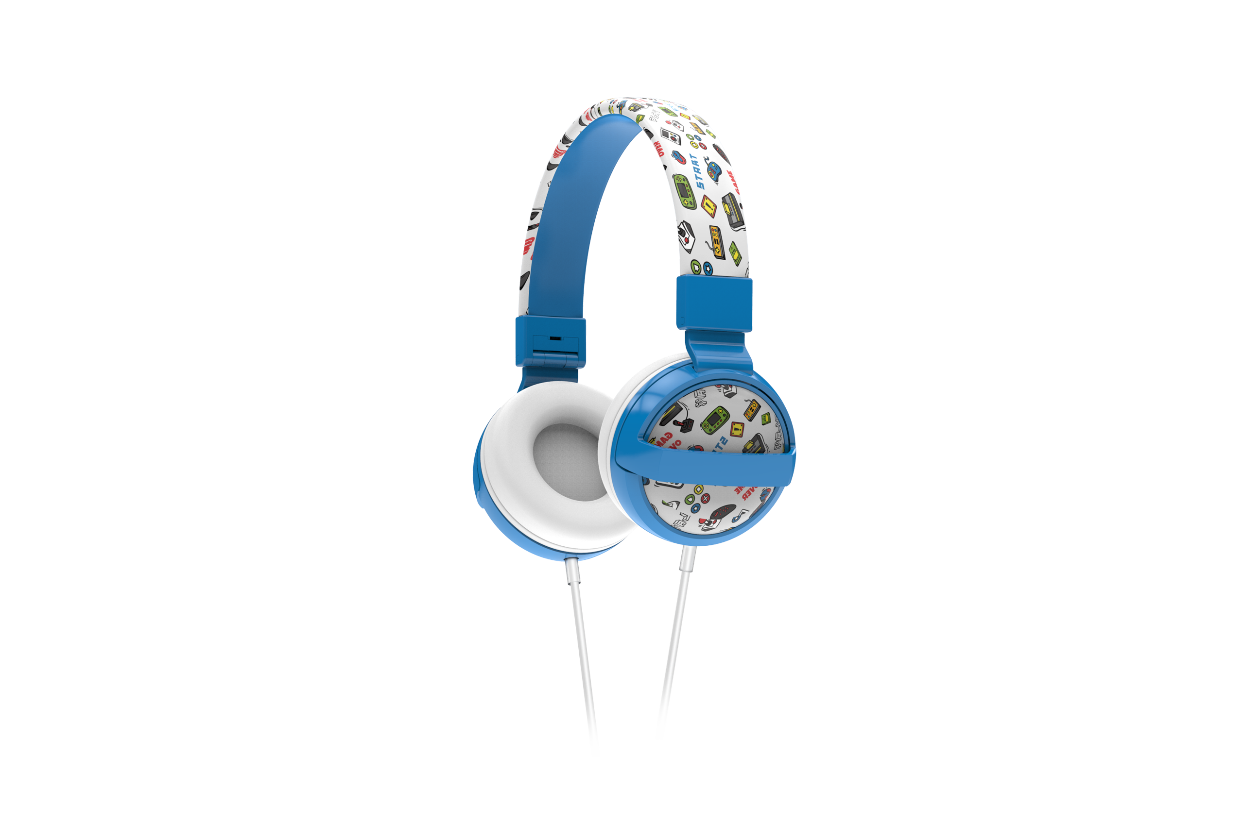 Kids SafeSounds Volume Limited Printed Over Ear Headphones for Children