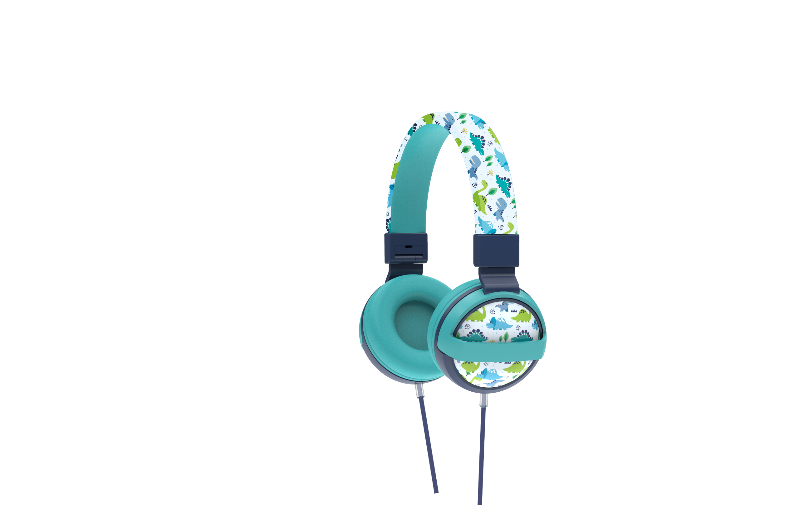 Kids SafeSounds Volume Limited Printed Over Ear Headphones for Children