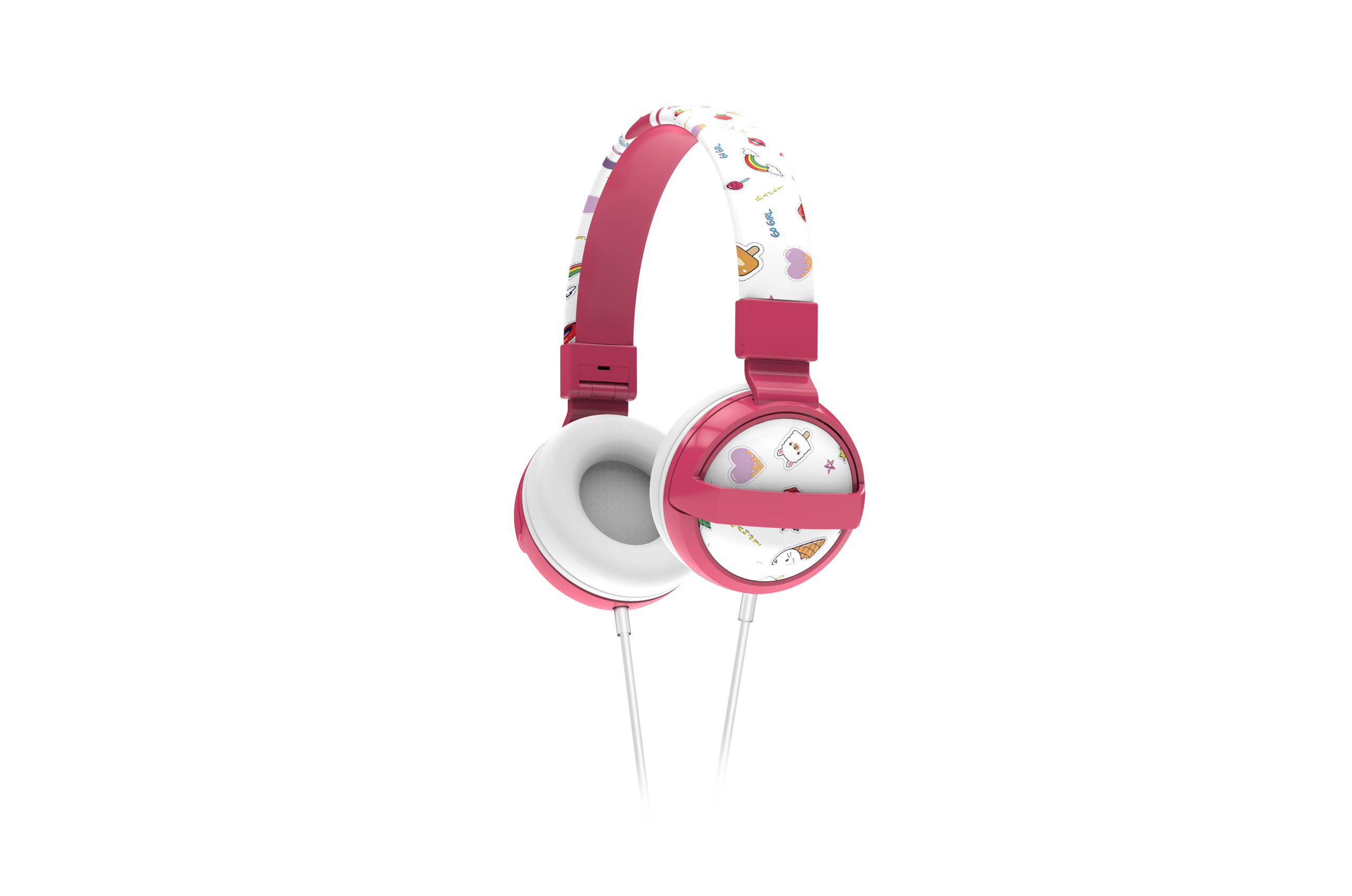 Kids SafeSounds Volume Limited Printed Over Ear Headphones for Children