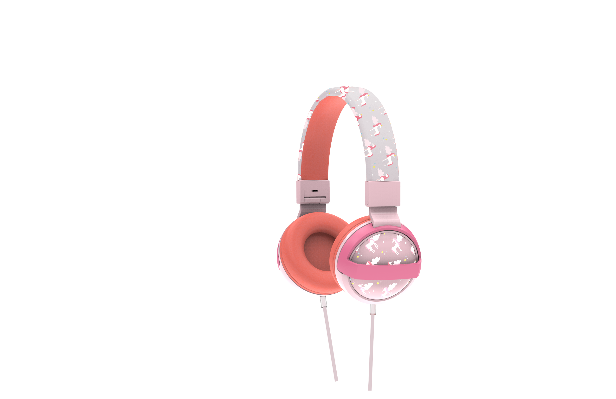 Kids SafeSounds Volume Limited Printed Over Ear Headphones for Children
