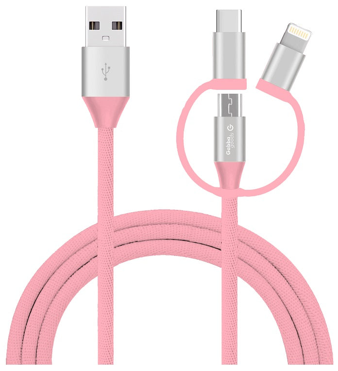 MFi Certified Lightning 4FT Printed Lightning Sync & Charge Cable (Che –  Gabba Goods