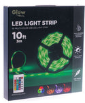 Multi Colored RGB LED Light Strip with Remote-  6 Foot, 10 Foot, 15 Foot, or 30 Foot