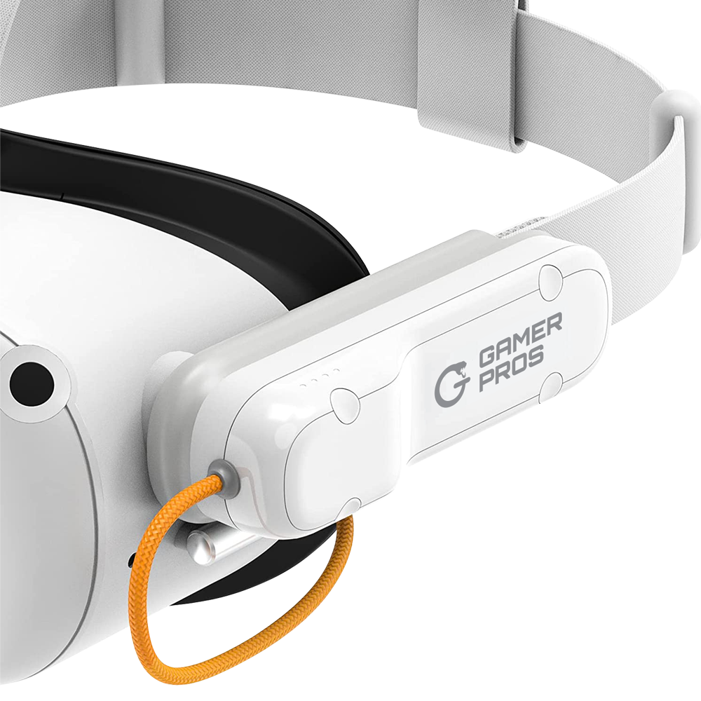 Gamer Pros Slide on Rechargeable Battery Pack for Meta Quest 1 2