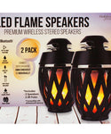 2-Pack Bluetooth Flame Speaker with 5 ft Pole